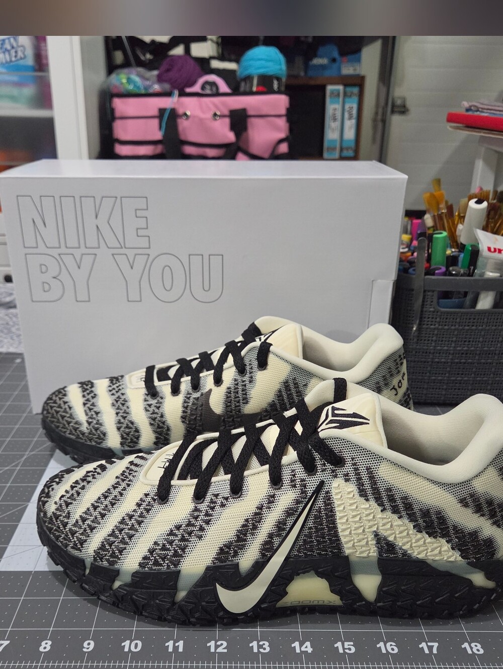 Men's Nike Ja 3 Custom Basketball Shoes In Cookies N' Cream